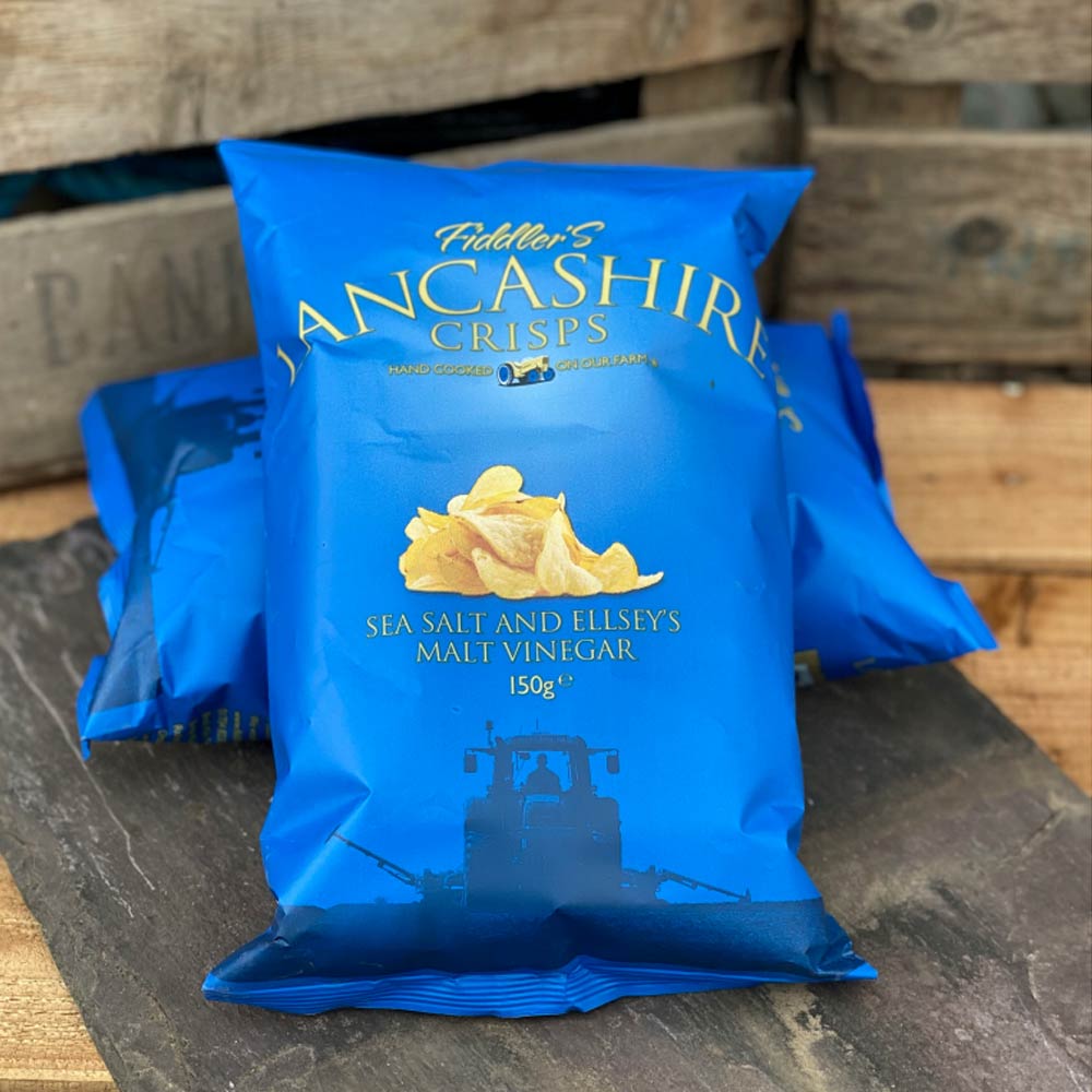 Lancashire Fiddlers Crisps Salt and Vinegar